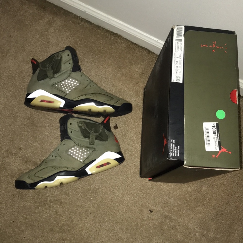Travis Scott Air Jordan 6 sz11